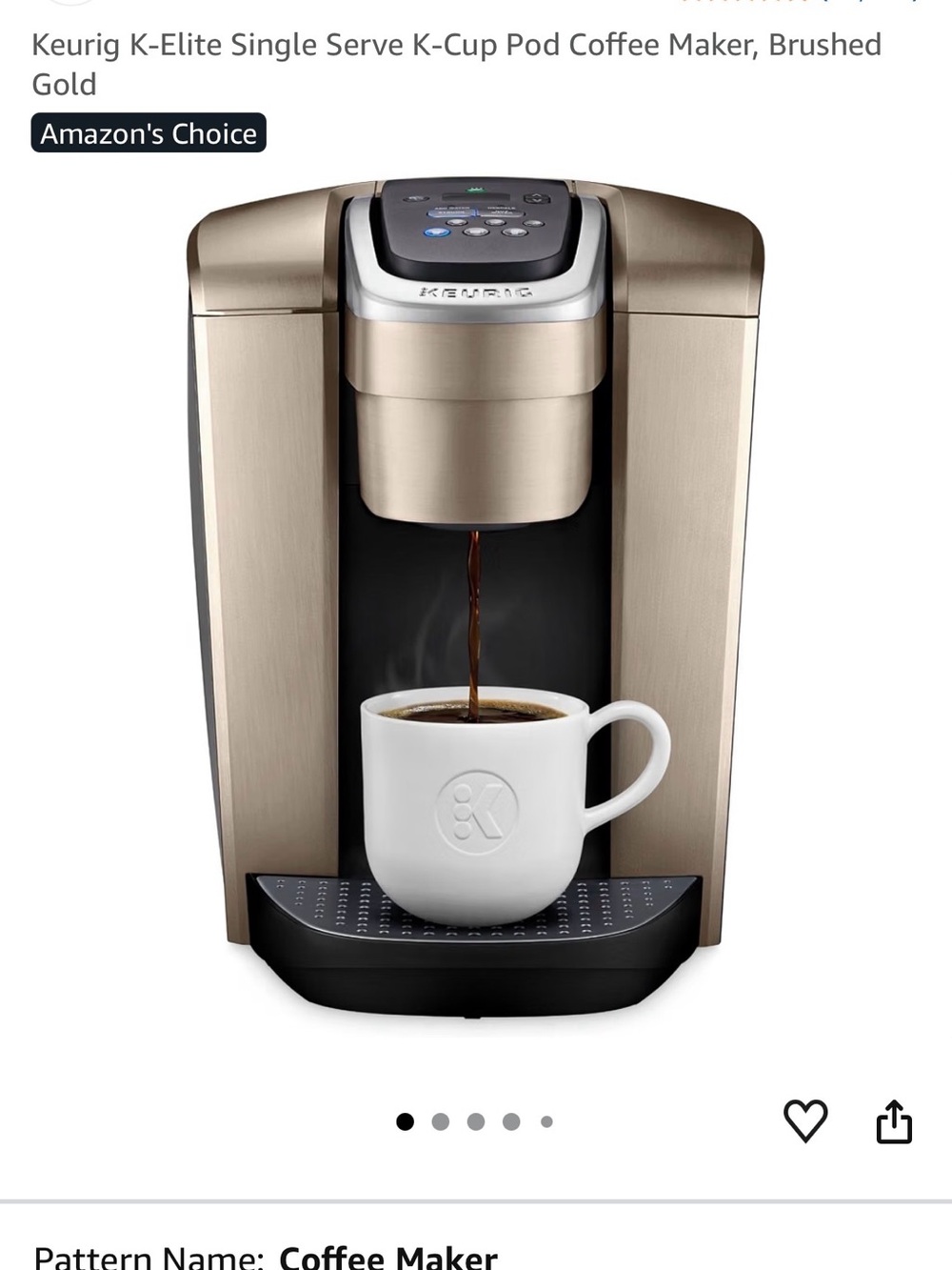 Keurig Coffee Maker – Lightly Used, Excellent Condition